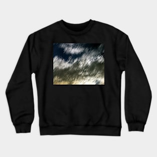 Rainy Time. Wind And Rain Image Crewneck Sweatshirt